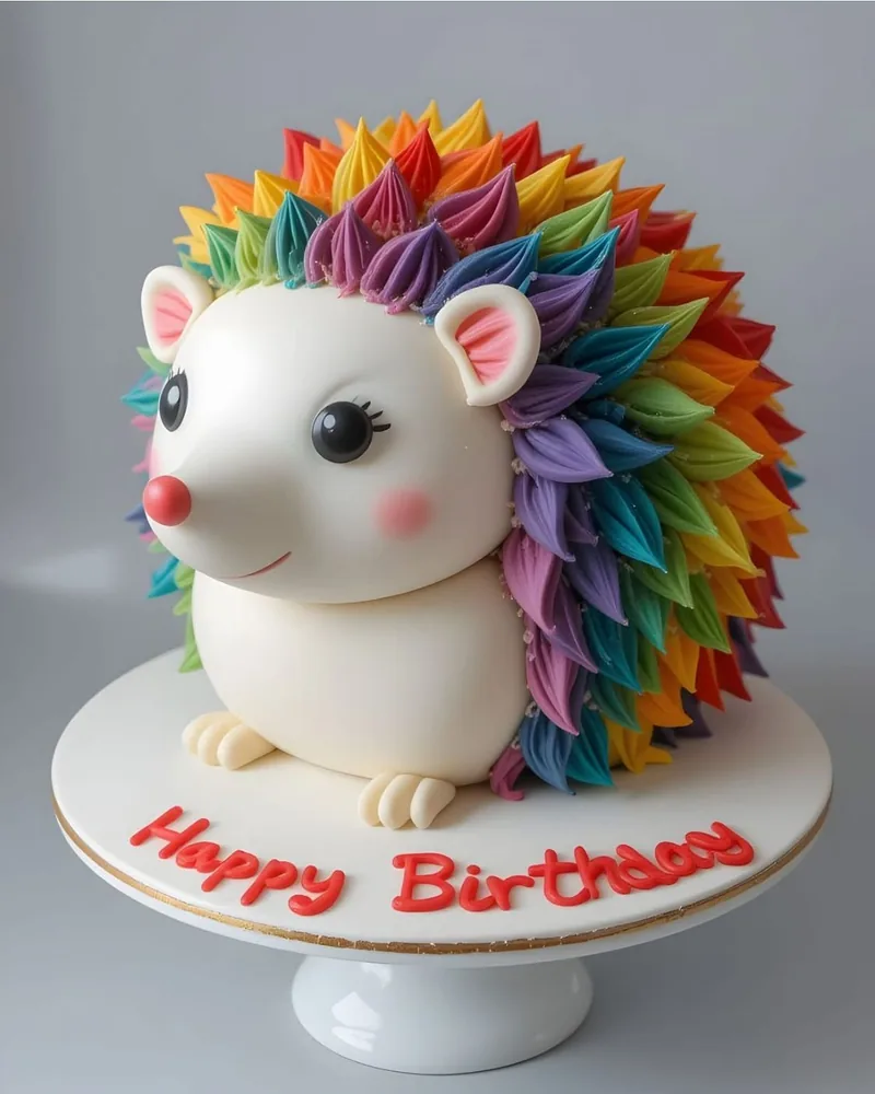 Bunte Motivtorte für Kindergeburtstag